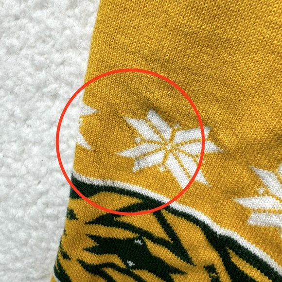 Green Bay Packers Ugly Christmas Sweater Mens M Medium NFL Team Apparel Pullover - Picture 5 of 10